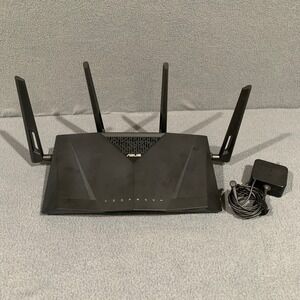 ASUS RT-AC3100Extreme Dual Band Gigabit WiFi Gaming Router Model Preowned Black